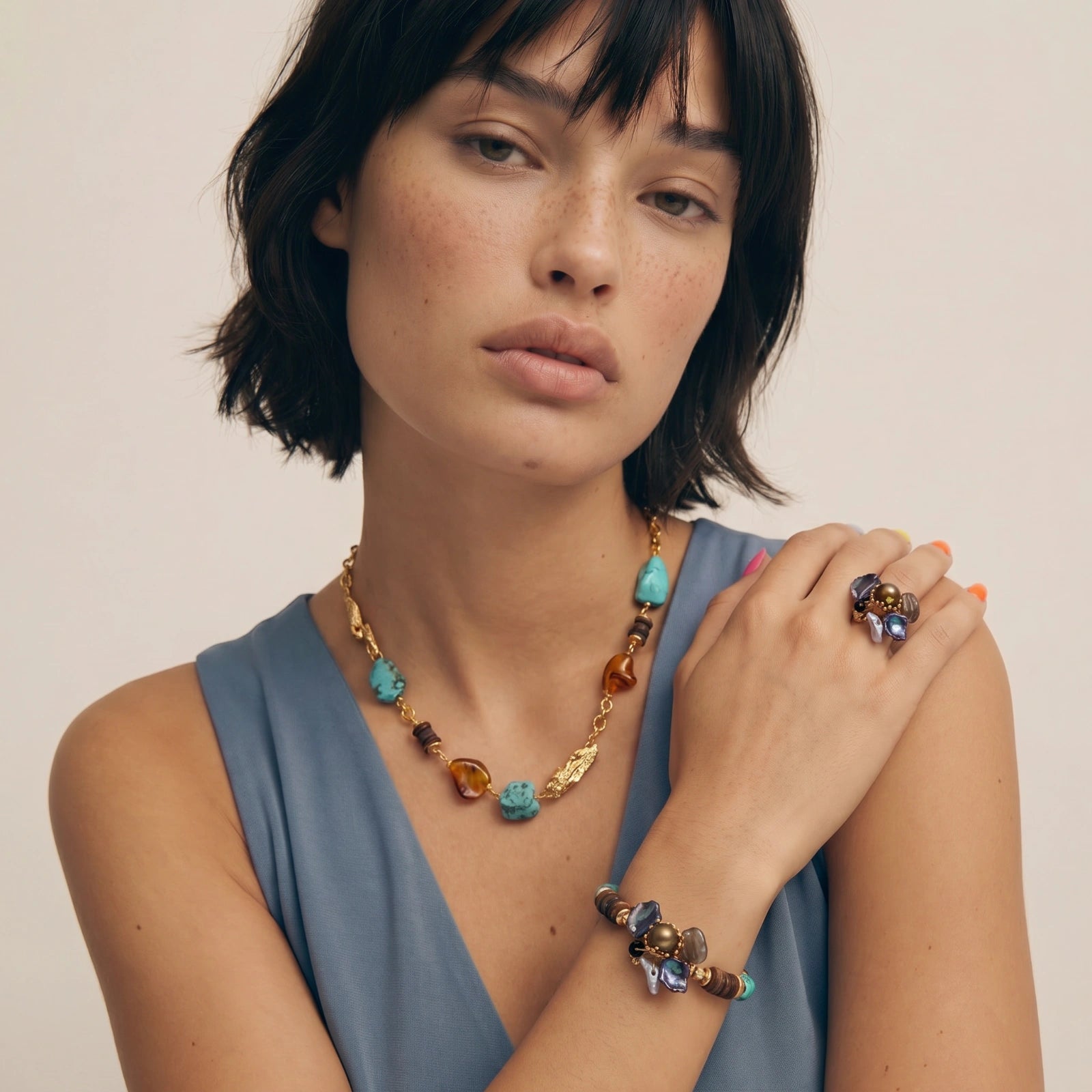 Bohemian Turquoise Necklace