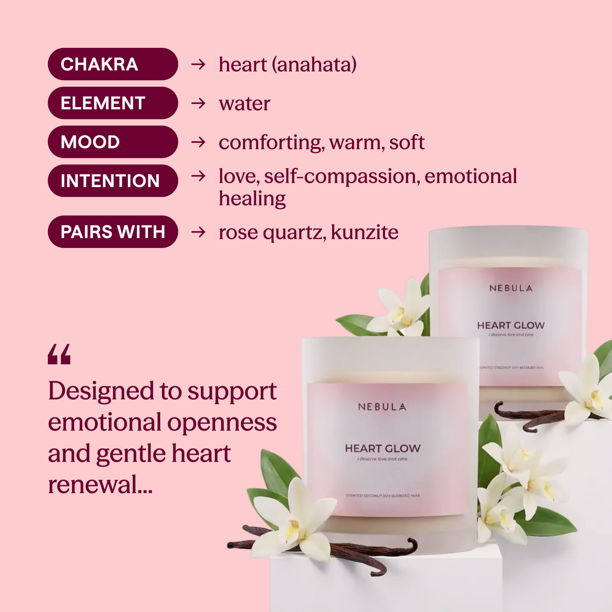 Heart Glow Candle